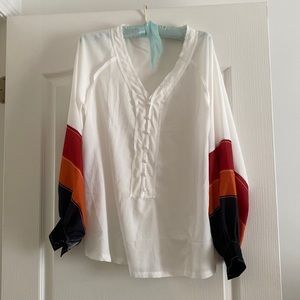 Balloon sleeve blouse